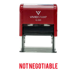Not Negotiable Self Inking Rubber Stamp