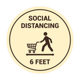 Signs ByLITA Circle Social Distancing Sign