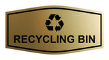 Fancy Recycling bin Wall or Door Sign