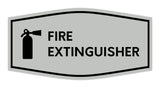 Signs ByLITA Fancy Fire Extinguisher Sign with Adhesive Tape, Mounts On Any Surface, Weather Resistant, Indoor/Outdoor Use