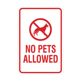 Signs ByLita Classic Framed No Pets Allowed Sign