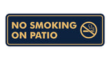 Standard No Smoking On Patio Sign