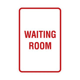 Portrait Round Waiting Room Sign