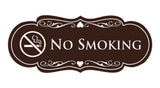 Signs ByLITA Designer No Smoking Sign