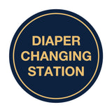 Signs ByLITA Circle Diaper Changing Station Sign