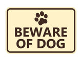 Signs ByLITA Classic Framed Beware of Dog Sign