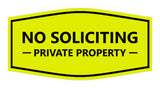Signs ByLITA Fancy No Soliciting Private Property Sign