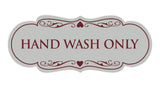 Signs ByLITA Designer Hand Wash Only Sign