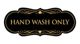 Signs ByLITA Designer Hand Wash Only Sign