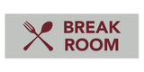 Signs ByLITA Basic Break Room Sign