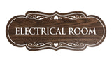 Signs ByLITA Designer Electrical Room Sign