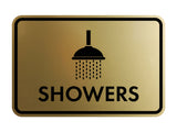 Classic Framed Showers Wall or Door Sign