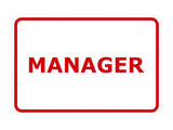 Signs ByLITA Classic Framed Manager