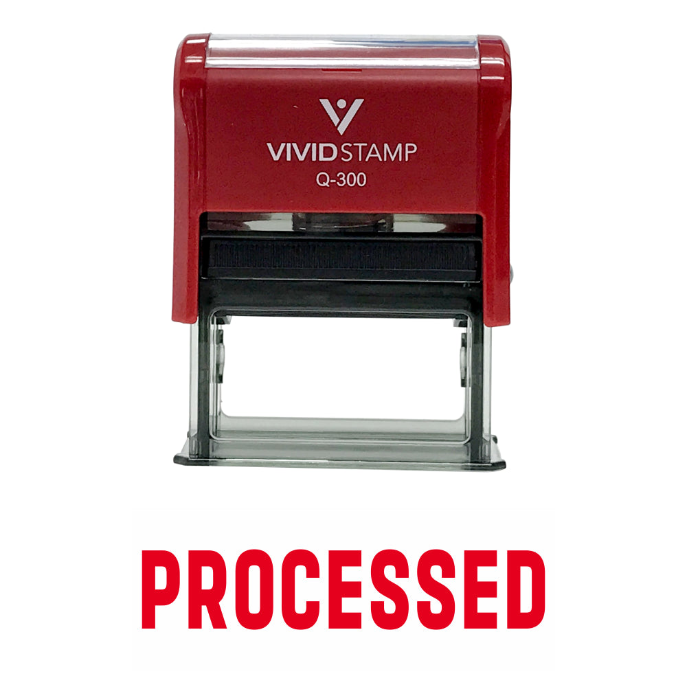 Processed Self Inking Rubber Stamp