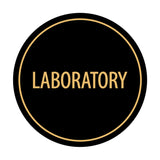 Signs ByLITA Circle Laboratory Sign