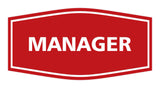 Fancy Manager Sign