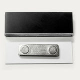 1" x 3" Name Tag Badge Blanks with Magnetic Backing - 50 Pack