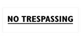Signs ByLITA Basic No Trespassing Sign