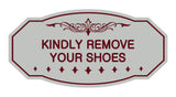 Victorian Kindly Remove Your Shoes Sign