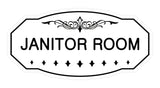 Victorian Janitor Room Sign