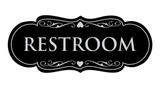 Designer Restroom Sign