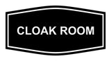Signs ByLITA Fancy Cloak Room Sign