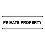 Standard Private Property Sign