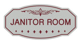 Victorian Janitor Room Sign