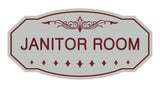 Victorian Janitor Room Sign