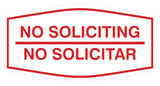 Signs ByLITA Fancy No Soliciting No Solicitar Sign