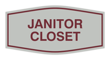 Fancy Janitor Closet Sign