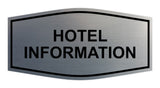 Signs ByLITA Fancy Hotel Information Sign