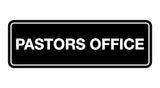 Signs ByLITA Standard Pastors Office Sign