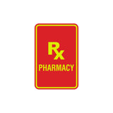 Portrait Round Rx Pharmacy Sign