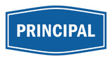 Signs ByLITA Fancy Principal Sign with Adhesive Tape, Mounts On Any Surface, Weather Resistant, Indoor/Outdoor Use