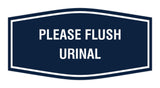 Fancy Please Flush Urinal Wall or Door Sign