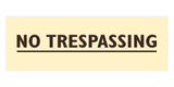 Signs ByLITA Basic No Trespassing Sign