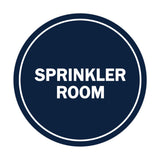 Signs ByLITA Circle Sprinkler Room Sign