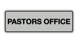 Signs ByLITA Standard Pastors Office Sign