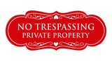 Signs ByLITA Designer No Trespassing Private Property Sign