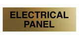 Standard Electrical Panel Sign