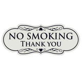 Designer NO SMOKING Thank You Sign