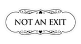 Signs ByLITA Designer Not An Exit Sign
