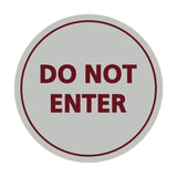 Signs ByLITA Circle Do Not Enter Sign