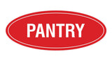 Signs ByLITA Oval Pantry Sign