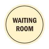 Signs ByLITA Circle Waiting Room Sign