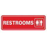 Standard Restrooms Sign