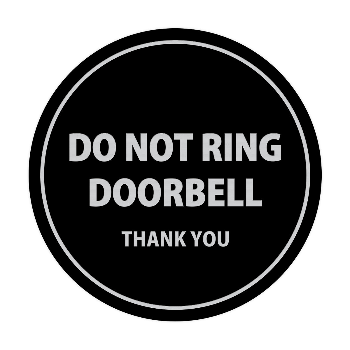 DO NOT KNOCK or Ring Doorbell Call or Text Leave Packages at the Door Wood  Engraved Sign mini Sign - Etsy