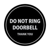 Signs ByLITA Circle Do Not Ring Doorbell Sign