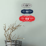 Designer Men to the Left, Because Women are Always Right, Restroom Wall or Door Sign